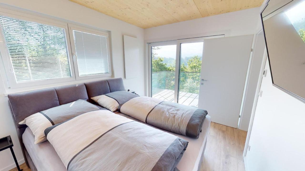 Modernes Ferienhaus Mit Panoramablick Rosegg Eksteriør billede
