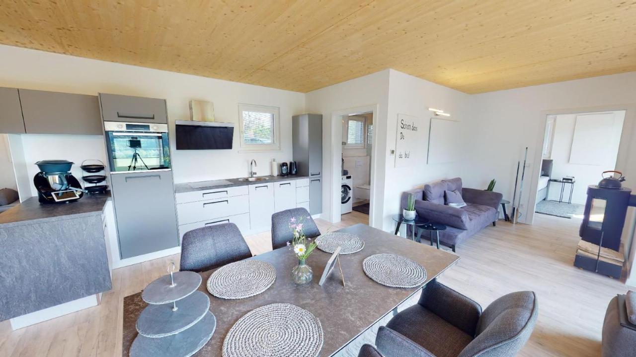Modernes Ferienhaus Mit Panoramablick Rosegg Eksteriør billede